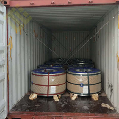 0,35 - 0,65Mm Silicon Coated Steel Coils Prepainted Aluminium
