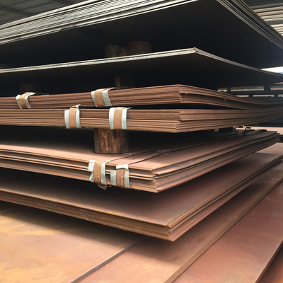 Hot Rolled Pelat Baja Corten B Tahan Cuaca AiSi Untuk Kontainer