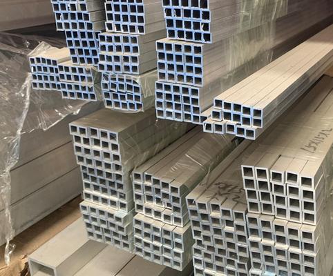 5052 Aluminium tabung bulat/pipa persegi pelat lembaran aluminium dinding ketebalan dinding 3mm sampai 50mm