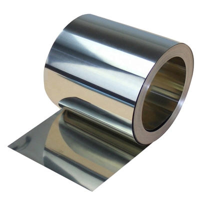 RoHS 2B Mirror Dipoles Aisi 304 Stainless Steel Coil 0.1-20mm SS Strip Untuk Furnitur