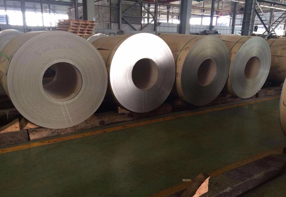 2500mm Lebar Cold Rolled Stainless Steel Strip 2mm Untuk Industri Kimia
