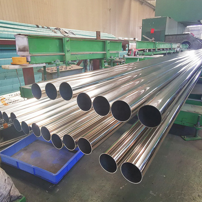 ASTM AISI 201 304 25mm SS Steel Pipes Dipoles Seamless Stainless Steel Round Tubing