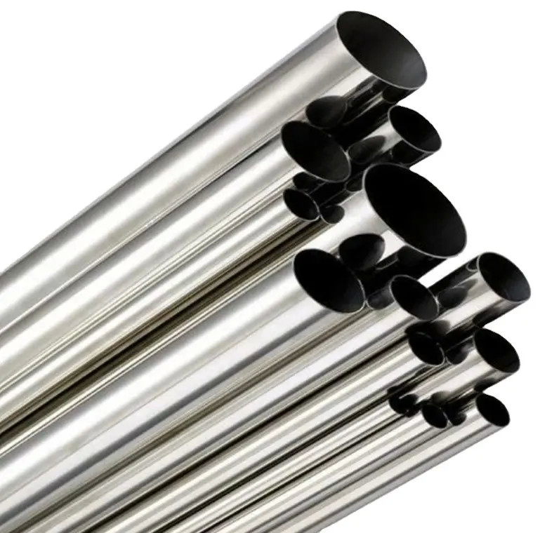 Pipa Stainless Steel Mulus Dipoles 201 Ss Warna Tabung Tebal Kustom 2500mm